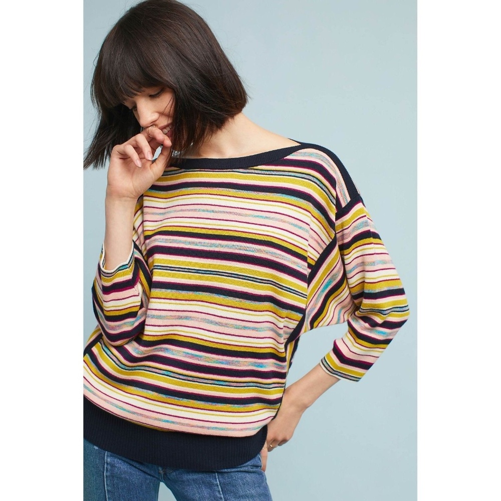 Moth Anthropologie Sweater Medium Multicolor